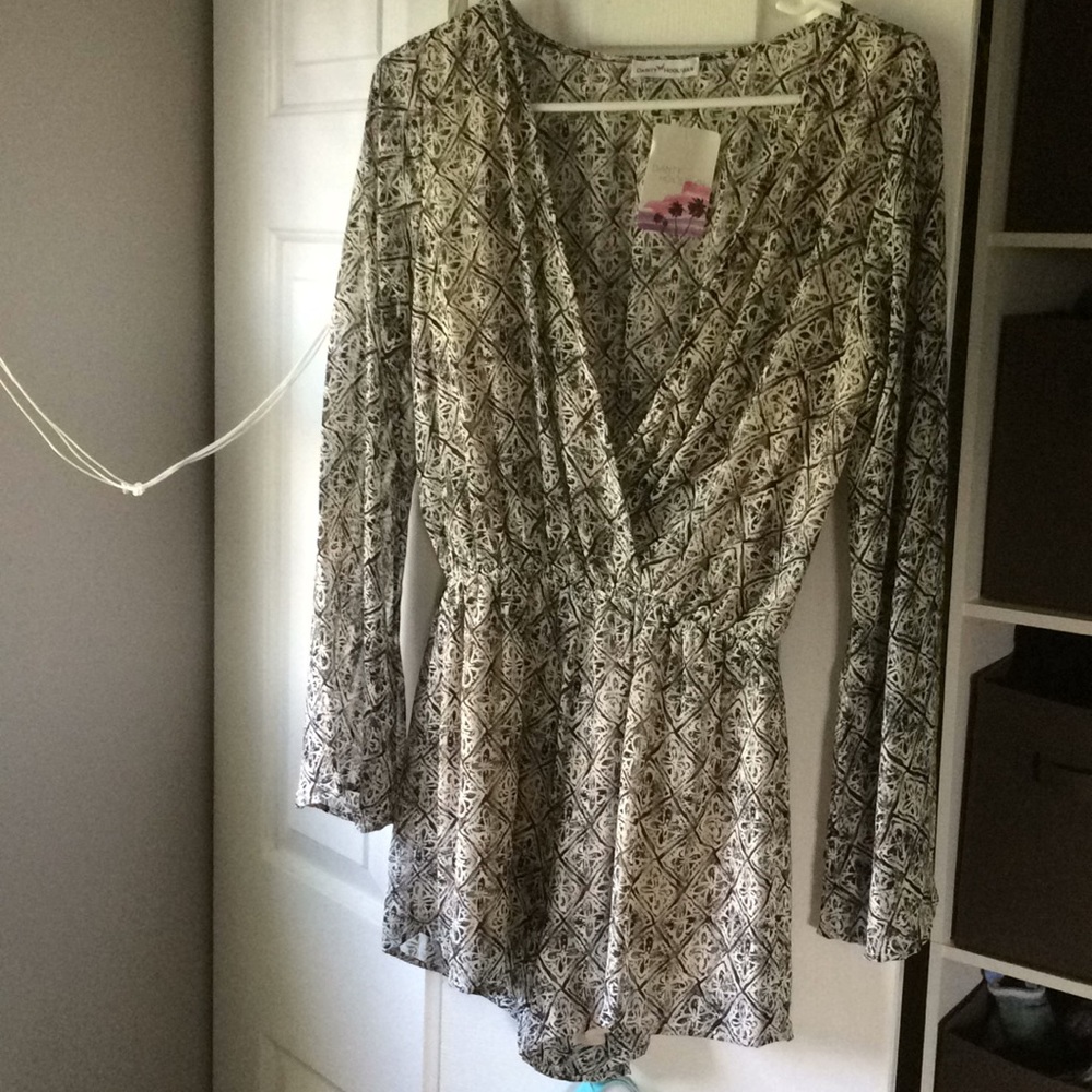 Long sleeve romper